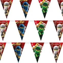 Party Delights Lego Ninjago Paper Flag Bunting< Bunting
