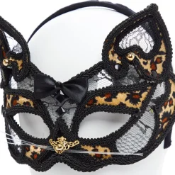 Party Delights Leopard Masquerade Mask< Masks