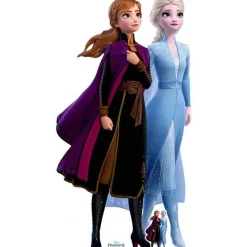 Party Delights Life Size Disney Anna & Elsa Cardboard Cutout - 182Cm X 96Cm< Cardboard Cut Outs