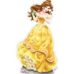 Party Delights Life Size Disney Belle Cardboard Cutout - 163Cm X 90Cm< Cardboard Cut Outs