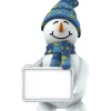 Party Delights Life Size Snowman With Sign - 182Cm X 100Cm< Cardboard Cut Outs