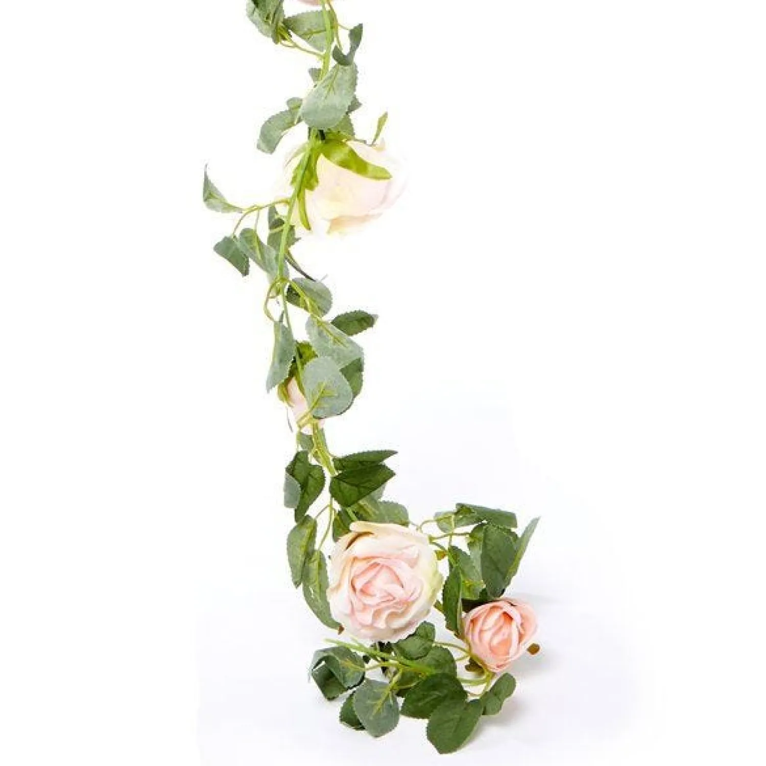 Party Delights Light Pink Rose Garland - 1.75M< Hanging Decorations