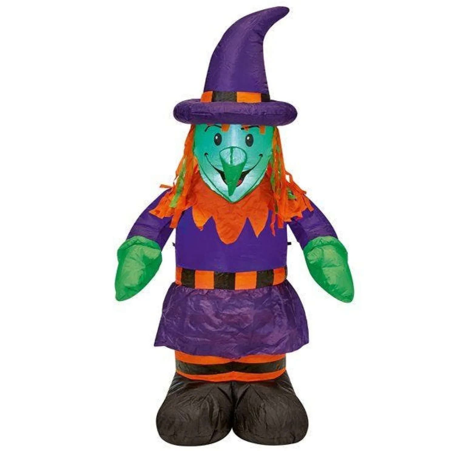 Light Up Inflatable Witch 1.2M<Party Delights Online