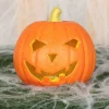 Light Up Smiley Carved Pumpkin - 16Cm<Party Delights Online