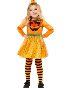 Lil Cute Pumpkin Dress - Childs Costume<Party Delights Clearance