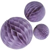 Lillac Paper Honeycomb Hanging Decorations (3Pk)<Party Delights Best