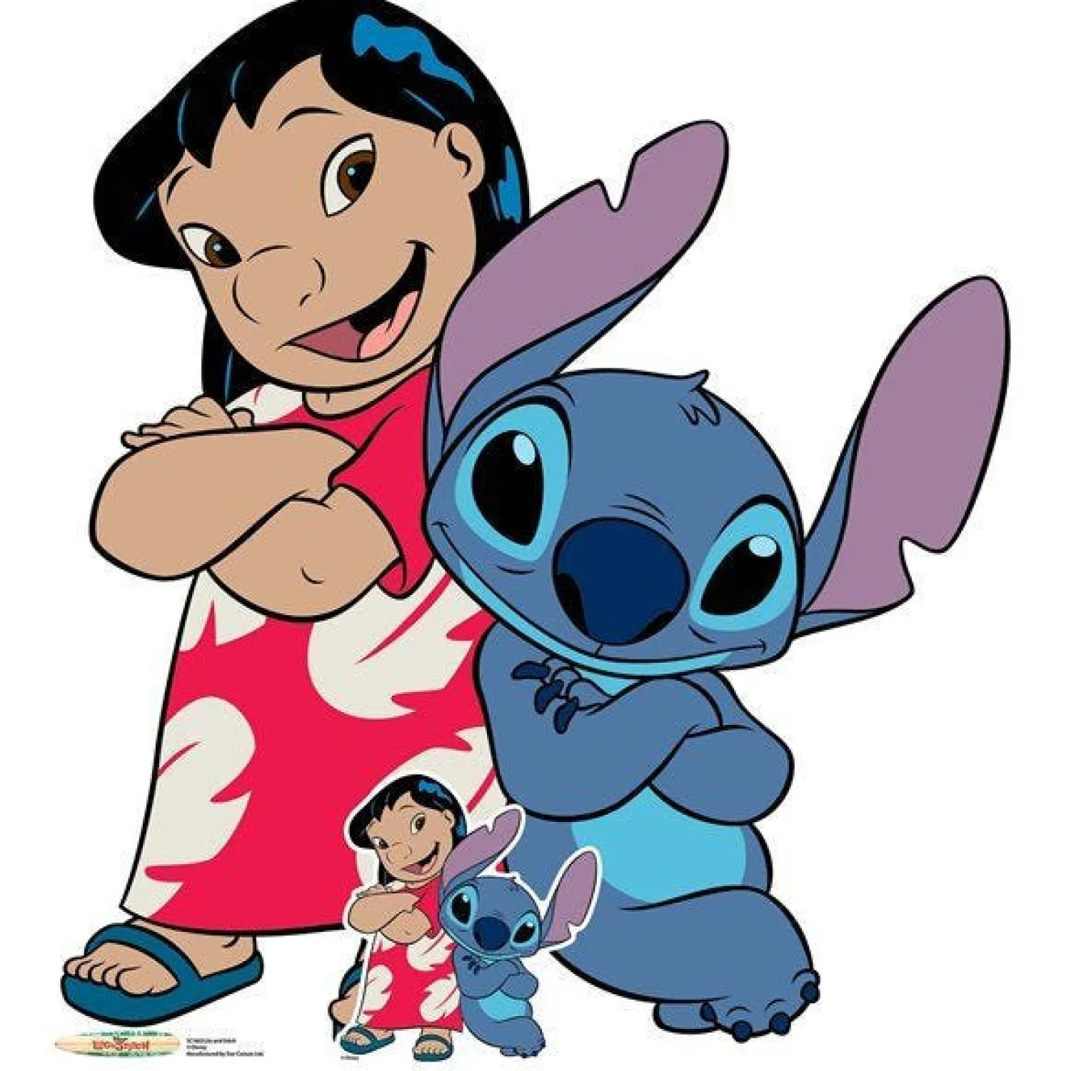 Party Delights Lilo & Stitch Cardboard Cutout - 114Cm X 102Cm< Cardboard Cut Outs