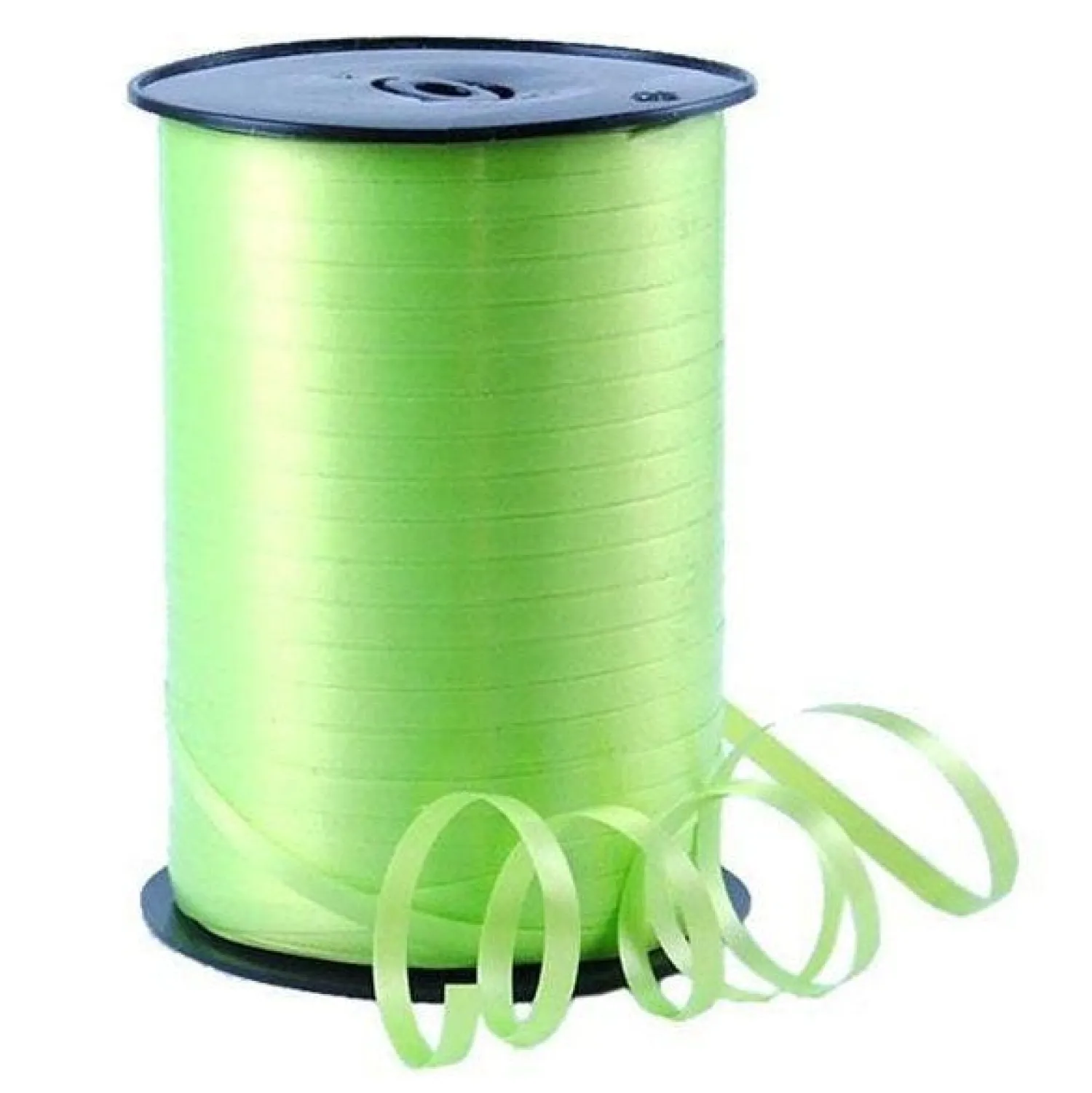 Lime Green Curling Balloon Ribbon - 500M<Party Delights Sale