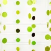 Party Delights Lime Green Glitter Hanging String Decorations - 2.1M (6Pk)< Hanging Decorations
