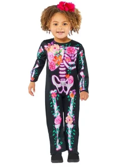 Little Floral Skeleton - Baby And Toddler Costume<Party Delights New
