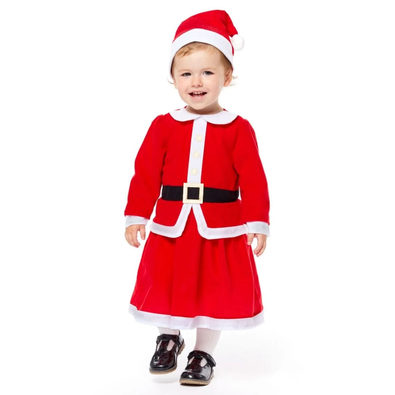 Little Miss Santa - Baby And Toddler Costume<Party Delights Online