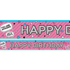 Party Delights L.O.L Surprise Paper Banners - 1M (3Pk)< Banners