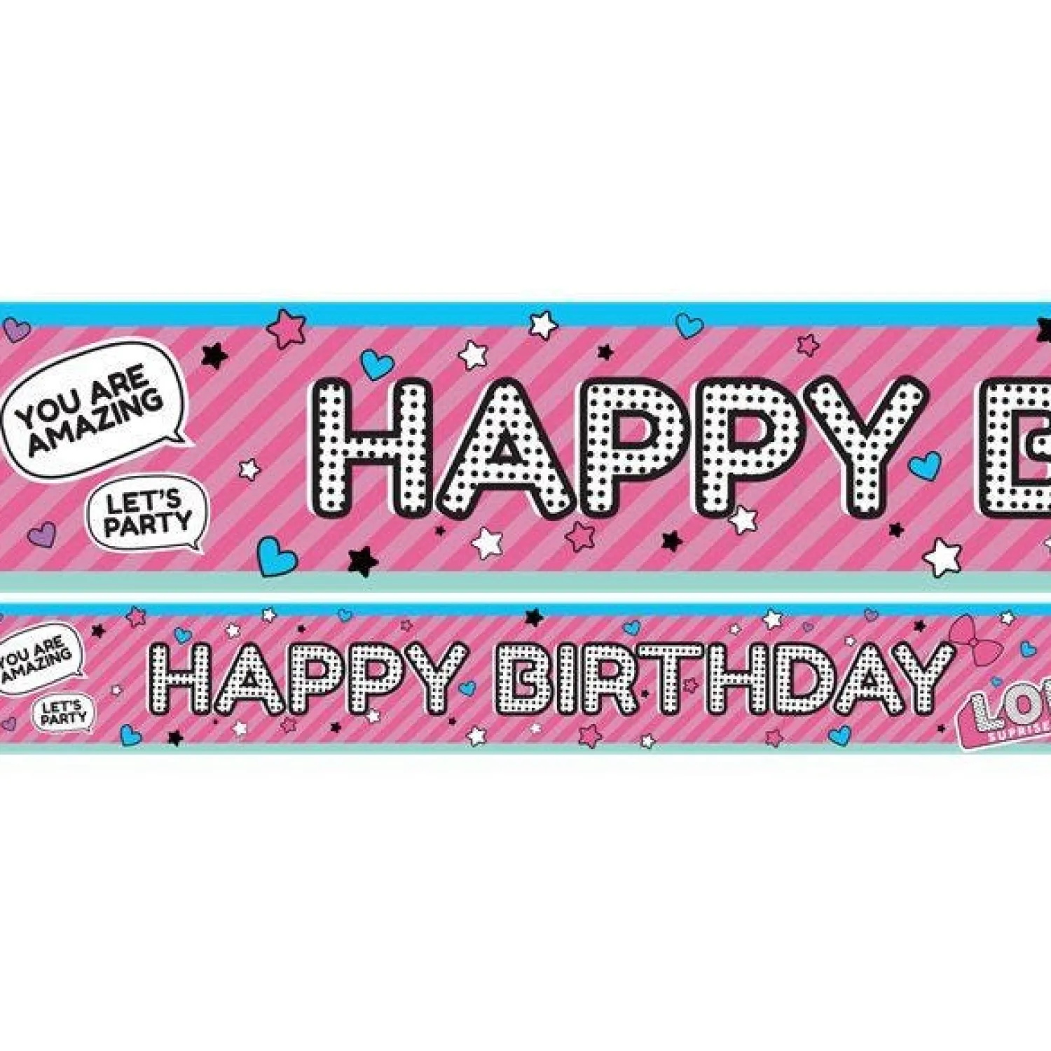 Party Delights L.O.L Surprise Paper Banners - 1M (3Pk)< Banners