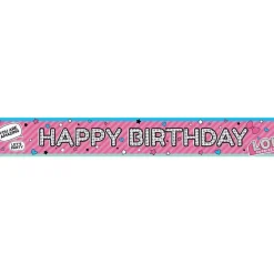 Party Delights L.O.L Surprise Paper Banners - 1M (3Pk)< Banners