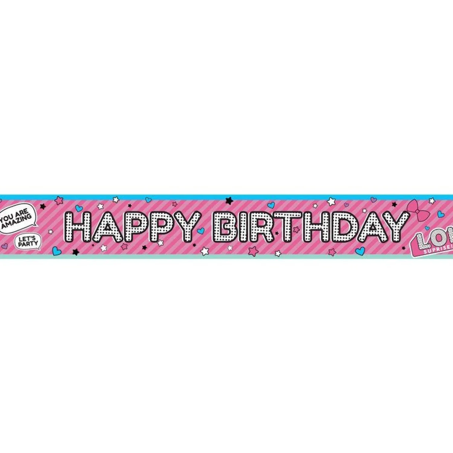 Party Delights L.O.L Surprise Paper Banners - 1M (3Pk)< Banners