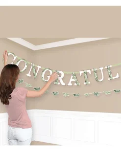 Party Delights Love & Leaves Jumbo Letter Banner - 3.5M< Banners