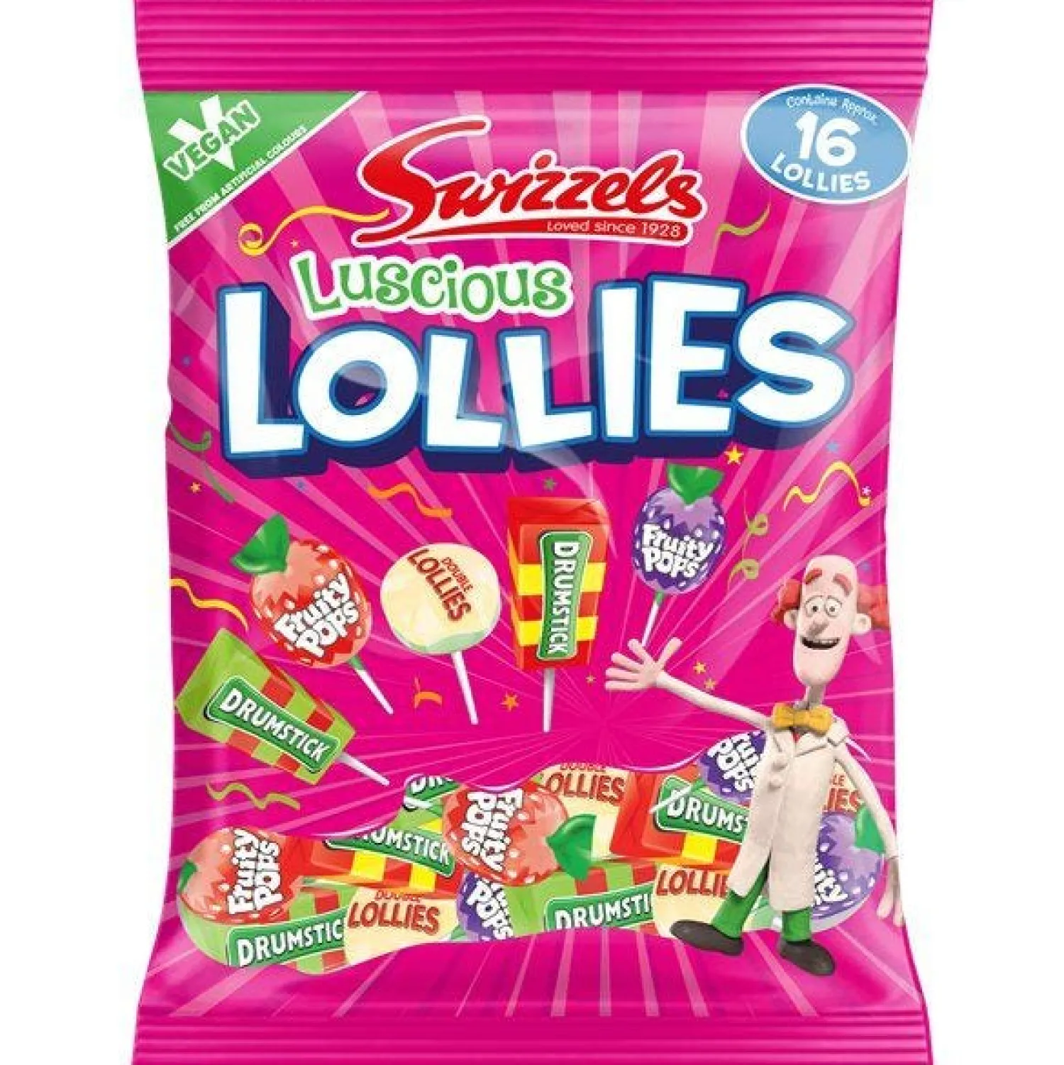 Party Delights Luscious Lollies X16< Sweets