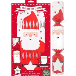 Make Your Own Santa Crackers - 30Cm (6Pk)<Party Delights Sale