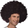 Party Delights Mega Disco Brown Afro Wig< Wigs