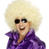 Party Delights Mega Huge Blonde Afro Wig< Wigs
