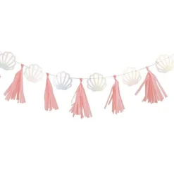 Party Delights Mermaid Magic Shell Tassel Garland - 2M< Hanging Decorations