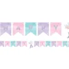 Party Delights Mermaid Shine Iridescent Happy Birthday Bunting - 1.6M< Bunting