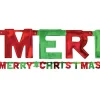 Merry Christmas Letter Banner - 1.5M<Party Delights Best