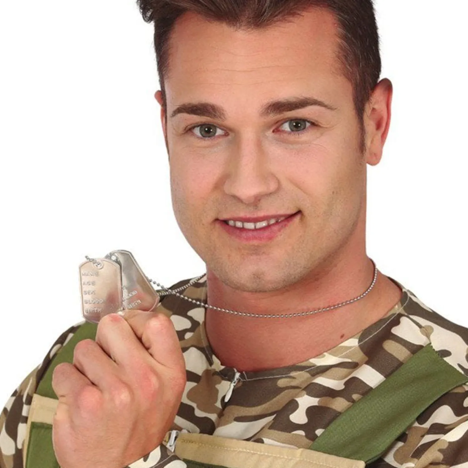 Party Delights Metal Dog Tags< Costume Props