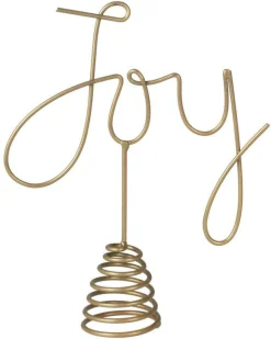 Metal Joy Tree Topper<Party Delights Outlet