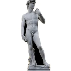 Party Delights Michelangelo's David Statue Cardboard Cutout - 186Cm X 74Cm< Cardboard Cut Outs