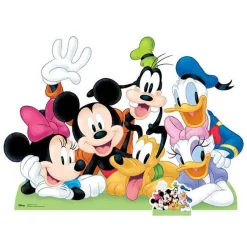 Party Delights Mickey Mouse & Friends Cardboard Cutout - 137Cm X 99Cm< Cardboard Cut Outs