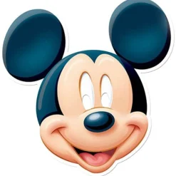 Party Delights Mickey Mouse Card Masks (3Pk)< Masks