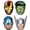 Party Delights Mighty Avengers Masks (6Pk)< Masks
