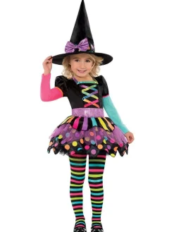 Miss Matched Witch - Toddler And Child Costume<Party Delights Clearance