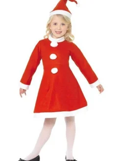 Miss Santa Dress - Child Costume<Party Delights Clearance