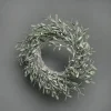 Party Delights Mistletoe Frosted Wreath - 56Cm< Flowers & Foliage