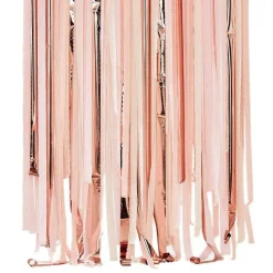 Party Delights Mix It Up Pink & Rose Gold Streamer Backdrop Kit< Hanging Decorations