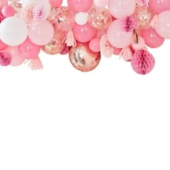 Party Delights Mix It Up Pink Balloon Garland Kit - 20 Decorations And 70 Balloons< Arches & Clouds
