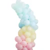 Party Delights Mixed Pastels Latex Balloon Arch Kit - 75 Balloons< Arches & Clouds