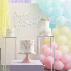 Party Delights Mixed Pastels Latex Balloon Arch Kit - 75 Balloons< Arches & Clouds