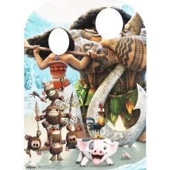 Party Delights Moana Stand-In Cardboard Photo Prop - 131Cm X 95Cm< Cardboard Cut Outs