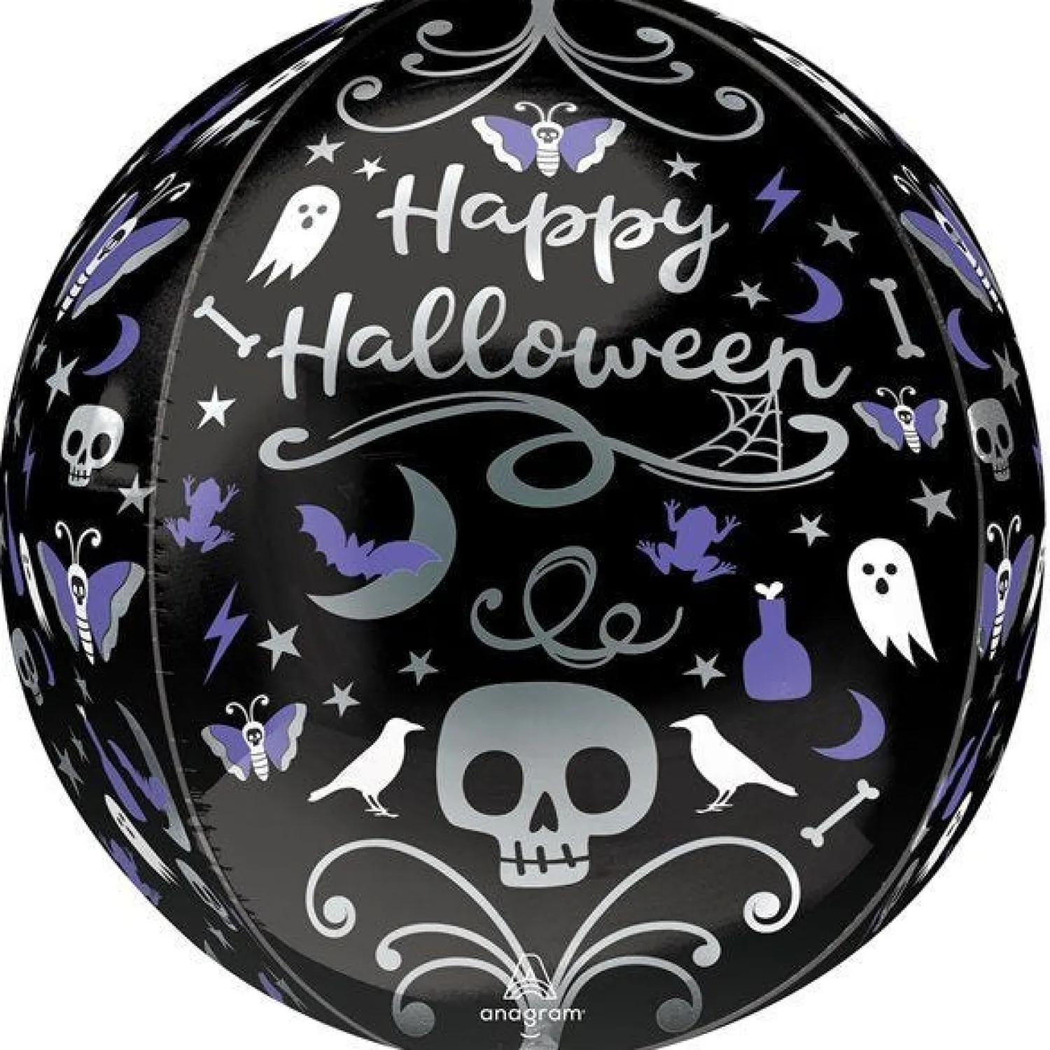 Moonlight Halloween Orbz Balloon<Party Delights New
