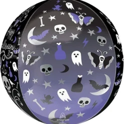 Moonlight Halloween Orbz Balloon<Party Delights New