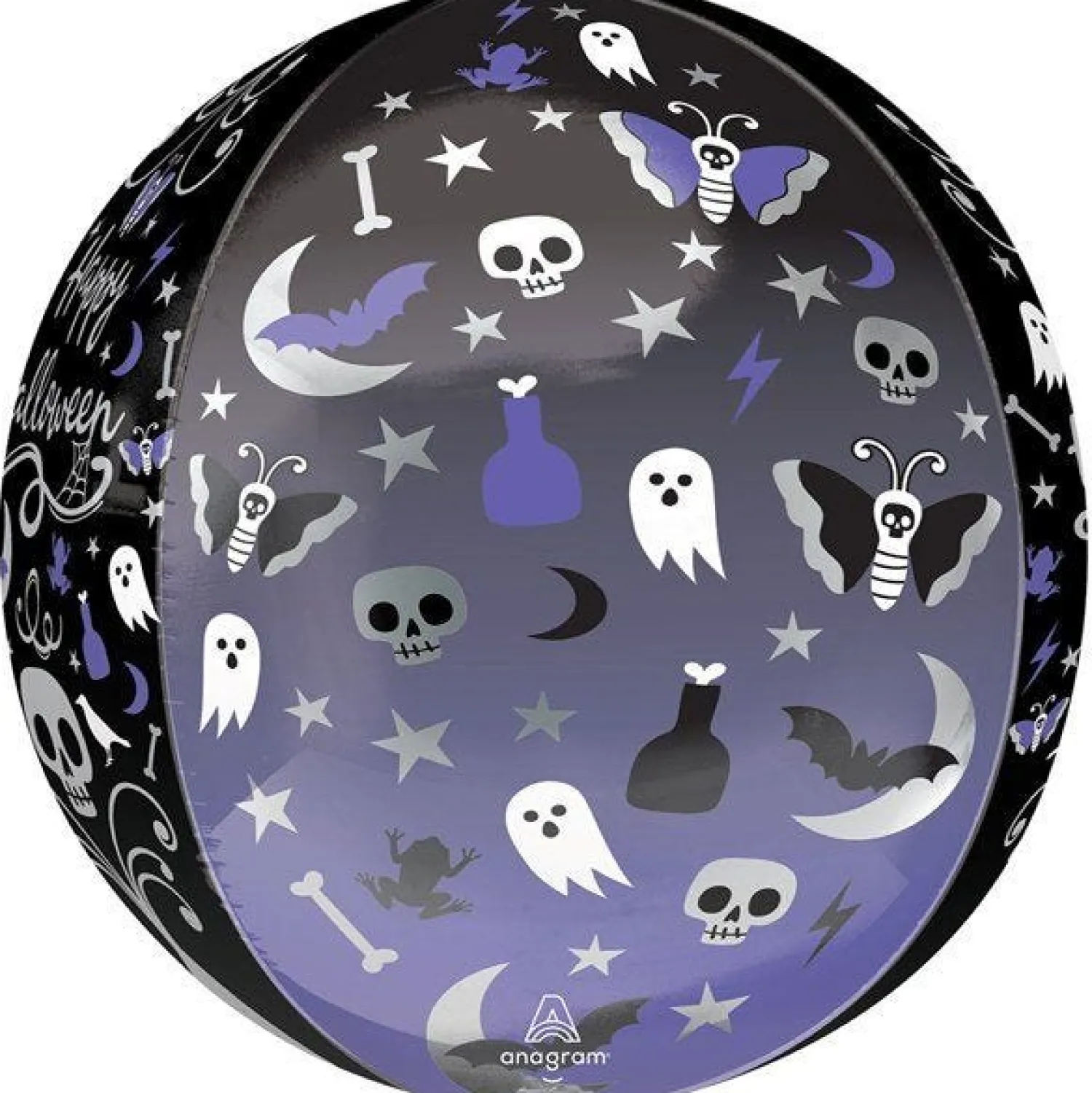 Moonlight Halloween Orbz Balloon<Party Delights New