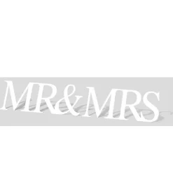 Party Delights Mr & Mrs Sign Cardboard Cutout - 193Cm X 33Cm< Cardboard Cut Outs