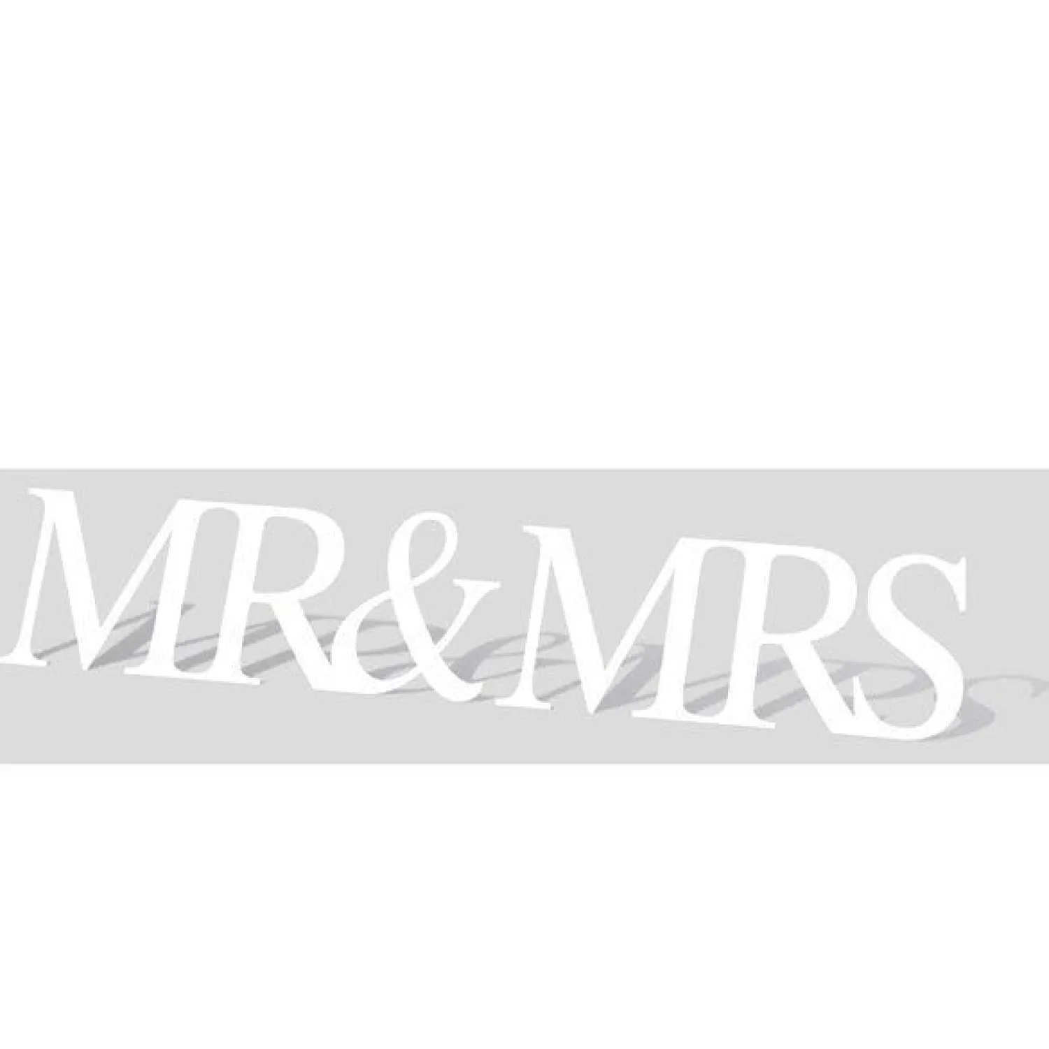 Party Delights Mr & Mrs Sign Cardboard Cutout - 193Cm X 33Cm< Cardboard Cut Outs