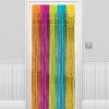 Party Delights Multi Coloured Bright Foil Curtain - 2.4M< Hanging Decorations