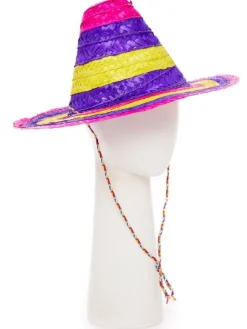 Party Delights Multicoloured Mexican Sombrero - Child< Hats & Headwear