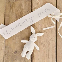 Party Delights Mummy To Be Fabric Sash< Wearables