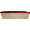 Natural & Red Christmas Hamper Basket - 42Cm<Party Delights Discount